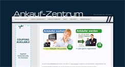 Desktop Screenshot of ankauf-zentrum.de